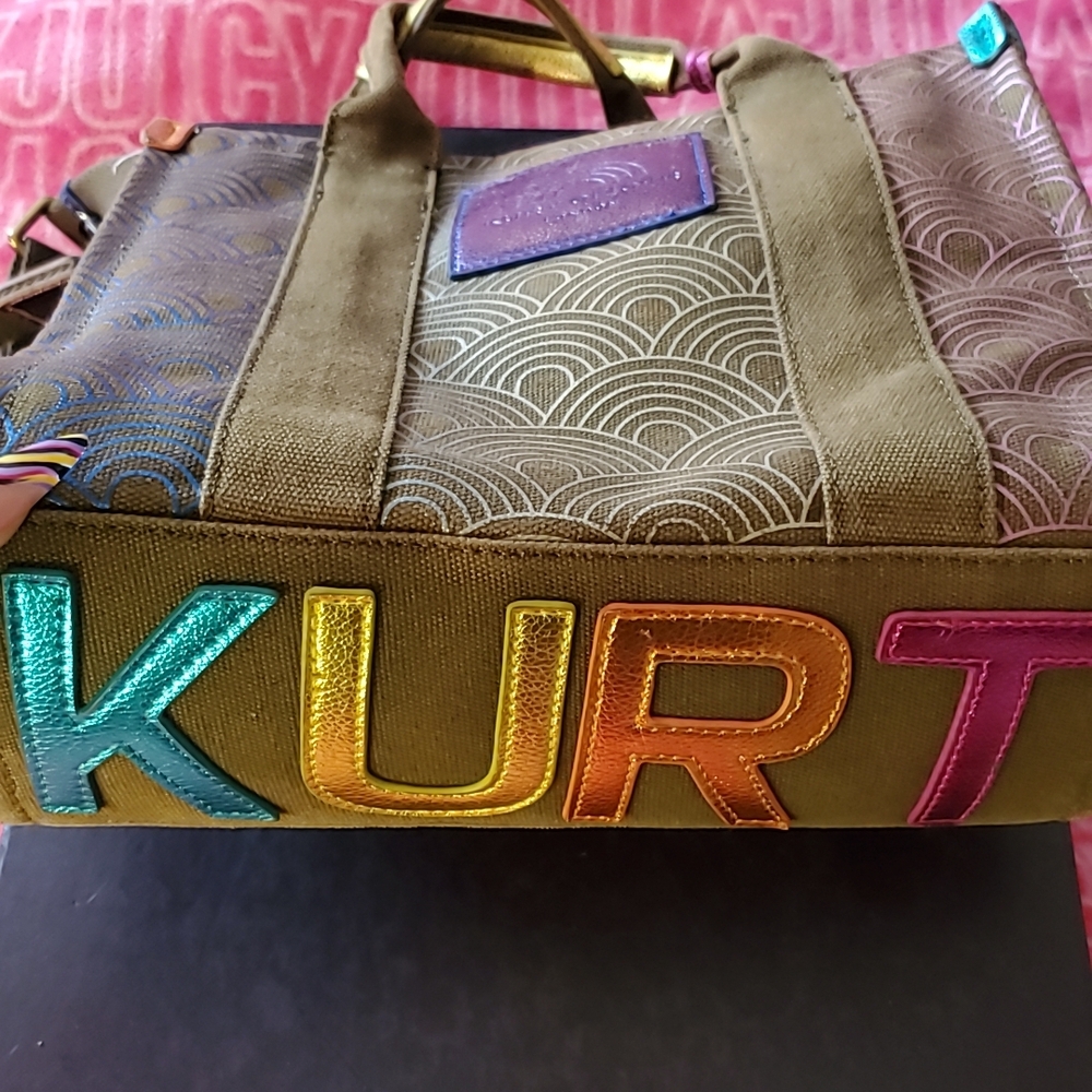 Multicolor Canvas Tote Bag